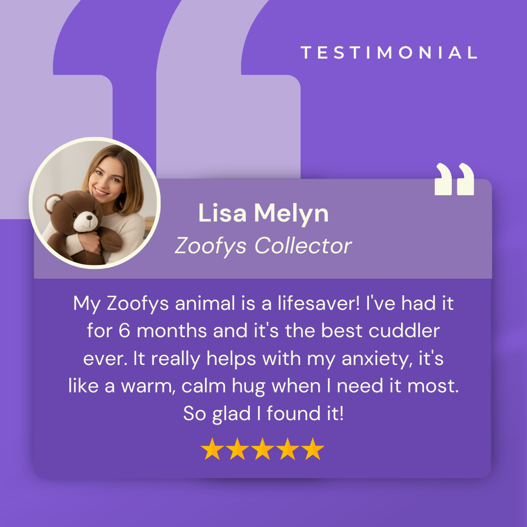 Zoofys Weighted Stuffed Animal