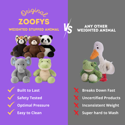 Zoofys Weighted Stuffed Animal