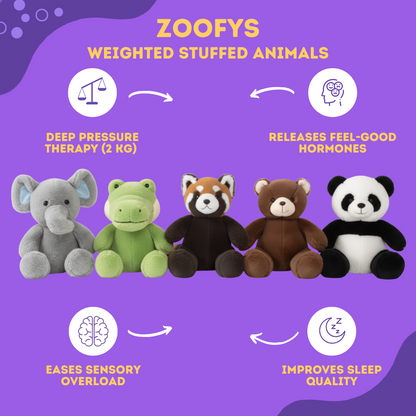 Zoofys Weighted Stuffed Animal